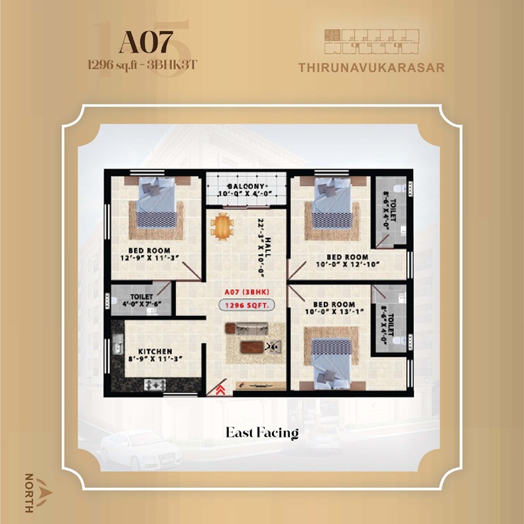 2 and 3 Bhk Apartment in Tambaram